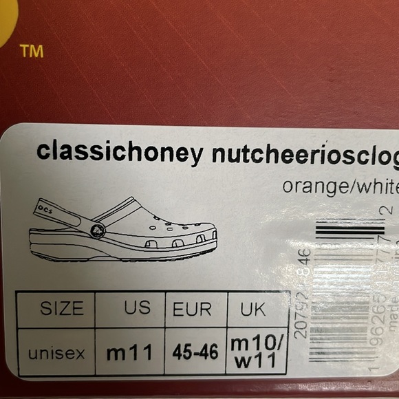 Crocs Classic Honey Nut Cheerios Men's Size 11 Clog 3 Day Shipping! - Picture 9 of 9